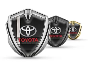 Toyota Custom Fender Badge Tuning Style Shiny Emblem